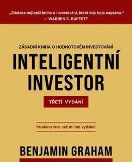 Financie, finančný trh, investovanie Inteligentní investor, 3. vydání - Graham Benjamin