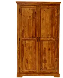 Šatníkové skrine Skriňa Jali 120x200x60 z indického masívu palisander