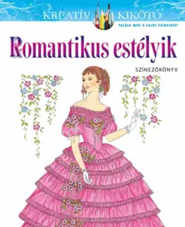 Maľovanky pre dospelých Romantikus estélyik - Színezőköny - Ming-Ju Sun