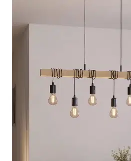 Svietidlá Eglo 55242 - Luster na lanku TOWNSHEND 6xE27/60W/230V 55242