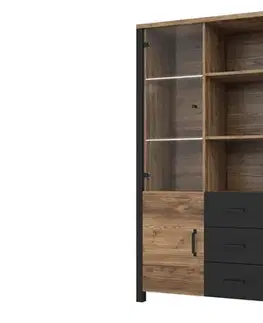 Vitríny VITTO kombinovaná vysoká vitrína 13