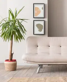 Pohovky a gauče Trojmiestna rozkladacia pohovka Misa Small Sofabed v3 - Cream
