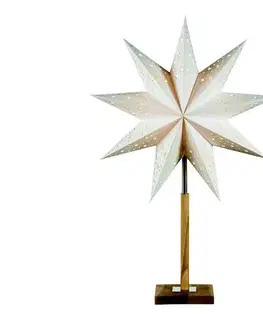 Vianočné dekorácie Markslöjd 700323 - Vianočná dekorácia SOLVALLA 1xE14/25W/230V biela 65 cm 700323