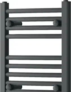 Radiátory do kúpeľne MEXEN/S - Ares radiátor + vykurovacia tyč 500 x 400 mm, 300 W, antracit W102-0500-400-2300-66