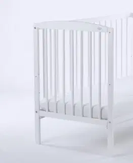 Postele Elvisia Detská postieľka CLASICO DELUXE | biela 60 x 120 cm