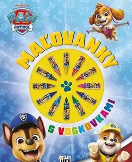 Pre deti a mládež - ostatné Maľovanky s voskovkami Labková patrola