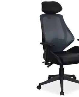 Kancelárske stoličky K-406 kancelárske kreslo, čierne