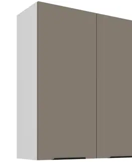 Kuchynské skrinky visiace Kuchynská skrinka Aria-TA/WH anti fingerprint 80G-90 2F