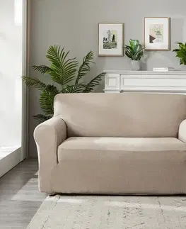 Prehozy 4Home Napínací poťah na sedačku Magic clean béžová, 190 - 230 cm