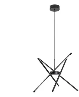 Svietidlá Rabalux 72338 - LED Luster na lanku HENLI2 LED/40W/230V 3000K čierna 72338