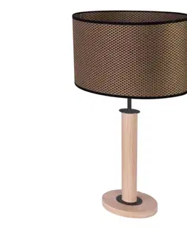 Lampy  7017400411539 - Stolná lampa MERCEDES 1xE27/40W/230V dub 7017400411539
