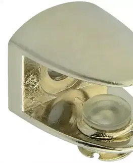 Konzola pod policu Podpierka Na Sklo 6-10mm Nykel Matny