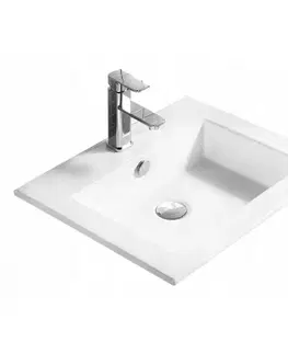 Sanitárna keramika MEXEN - Salma umývadlo zapustené 54 x 47 cm biela 25395400