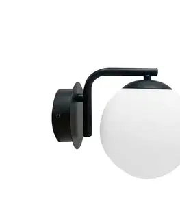 Svietidlá  Nástenná lampa AMADEO 1xE14/40W/230V čierna 21-35448