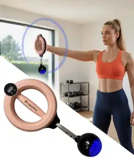 Ostatné fitness náradie Posilňovač rúk inSPORTline Griphoop ružová