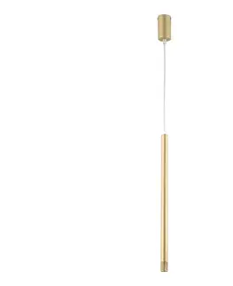 Svietidlá  Luster na lanku STALACTITE LASER 1xG9/2,5W/230V zlatá 33227