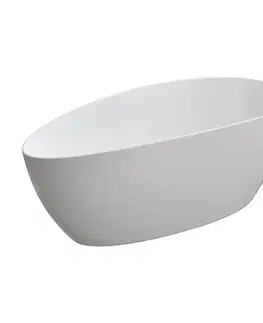 Vane OMNIRES - BARCELONA M+ voľne stojaca vaňa, 170 x 77 cm, biely lesk BARCELONAXLBP
