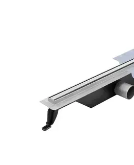 Sprchovacie kúty BESCO - Odtokový žľab VIRGO SLIM - Rozmer A - 70 cm ZLOL70VS