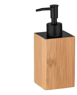 Svietidlá WENKO 23984100 - Dávkovač na mydlo PADUA 210 ml hnedá/čierna 23984100