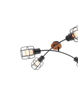 Svietidlá Globo 54037-4D - Prisadený luster WILLA 4xE27/40W/230V 54037-4D
