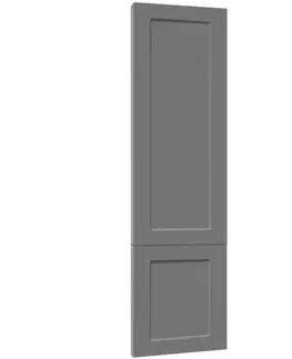 Kuchynské skrinky Čelo skrinky Luxeo F15-D40SPWN rám dark grey