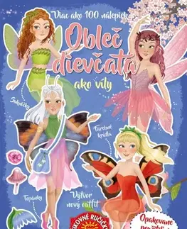 Nalepovačky, vystrihovačky, skladačky Obleč dievčatá ako víly