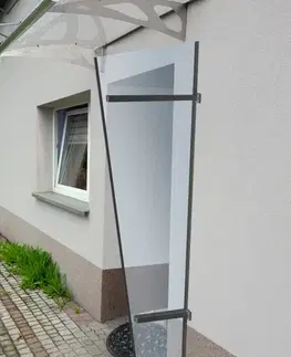 Vchodové prístrešky Bočná stena UNI plexisklo Dekorhome