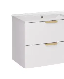 Skrinky s umývadlom ArtCom Kúpeľňová skrinka s umývadlom ASTER WHITE U120cm | 120 cm
