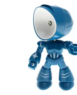 Lampy Bohemia-Design LED Stolná lampa LED/0,06W/3xLR41 robot modrá HERO-BLU