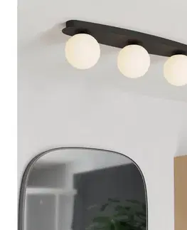 Svietidlá Eglo 902092 - LED kúpeľňové stropné svietidlo CASTROVIDO 3xG9/4,2W/230V IP44 čierna 902092
