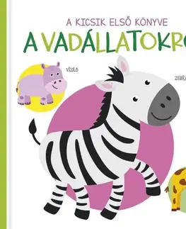 Leporelá, krabičky, puzzle knihy A kicsik első könyve - A vadállatokról