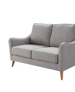 Pohovky Pohovka Venuste grey linen pre 2 osoby