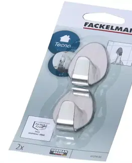 Vešiaky a háčiky na stenu Samolepiace háčiky  Inox  okrúhle 61216
