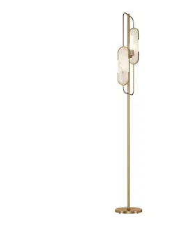 Lampy Maytoni MOD099FL-02G - Stojacia lampa MARMO 2xG9/40W/230V MOD099FL-02G