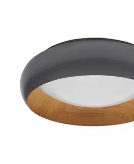 Svietidlá Osram-LED stmievateľné stropné svietidlo ORBIS LIVIA LED/16W/230V priemer 30 cm antracit/hnedá 4099854448188