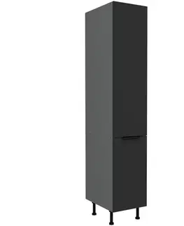 Kuchynské skrinky stojace Kuchynská skrinka Aria-Bl/Ant Anti Fingerprint 40dk-215 2f