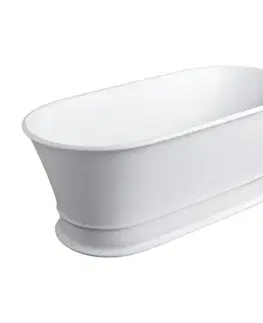 Vane OMNIRES - CLASSICA M+ voľne stojaca vaňa, 160 x 79 cm, biely mat CLASSICAWWBM