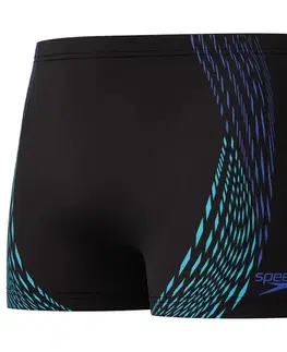 Plavecké plavky Speedo Duo Logo Print Aquashorts Veľkosť: 4