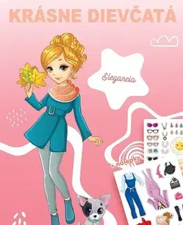 Pre deti a mládež - ostatné Krásne dievčatá – elegancia + nálepky