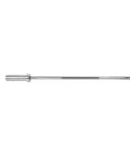 Osy k činkám Vzpieračská tyč inSPORTline OLYMPIC OB-86 218cm/50mm • 17,3kg • do 300kg • bez objímok