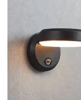 Záhradné lampy Eglo 900674 - LED Vonkajšie nástenné svietidlo so senzorom FORNACI 10,8/230V IP44 900674