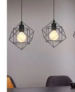 Svietidlá Eglo 43361 - Luster na lanku STRAITON 3xE27/60W/230V 43361