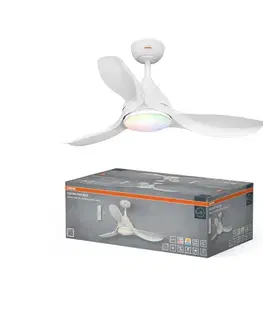 Ventilátory Osram - LED RGB stmievateľný stropný látor NORDES LED/18W/230V 3000-6500K + diaľkové ovládanie 4058075857773