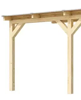 Záhrada Drevená záhradná pergola 672 Weka