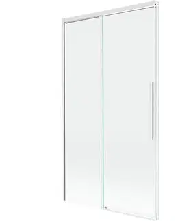 Sprchové dvere MEXEN/S - Rox vaňová zástena 2-krídlová posuvná 100 x 150, transparent, biela 8C9-100-001-20-00