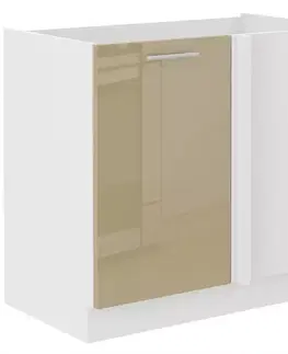 Kuchynské skrinky stojace Kuchynská skrinka Lara105 Nd 1f Bb Mdf Cappucino lesk