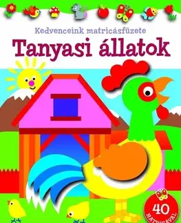 Nalepovačky, vystrihovačky, skladačky Kedvenceink matricásfüzete - Tanyasi állatok