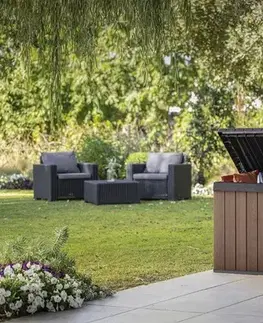 Záhradné úložné boxy Záhradný úložný box DARWIN 570L Rojaplast