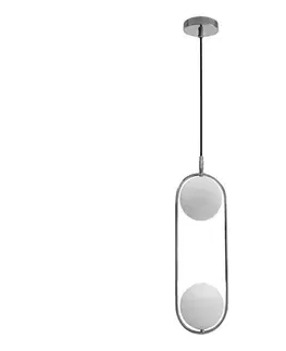 Svietidlá  Luster na lanku CORDEL 2xG9/28W/230V lesklý chróm 32-32072