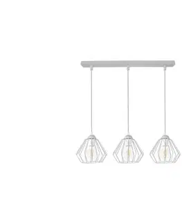 Svietidlá  Luster na lanku CEED 3xE27/60W/230V šedá 0752